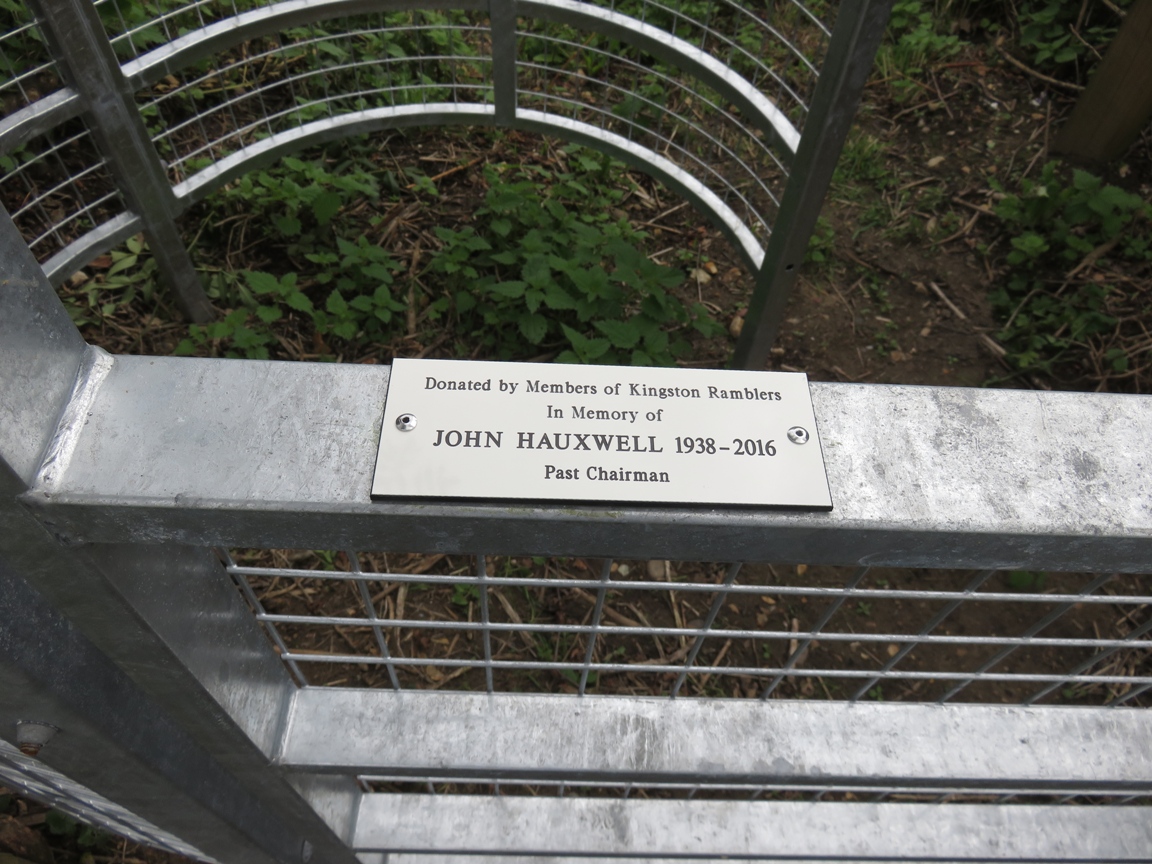 Kissing Gate John Hauxwell close up